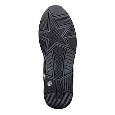 HIROKO KOSHINO FEMMEシンプルニットのスリッポンスニーカー HRL9000 D-GRAY 23.0