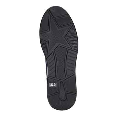 HIROKO KOSHINO FEMMEシンプルニットのスリッポンスニーカー HRL9000 NAVY 23.0