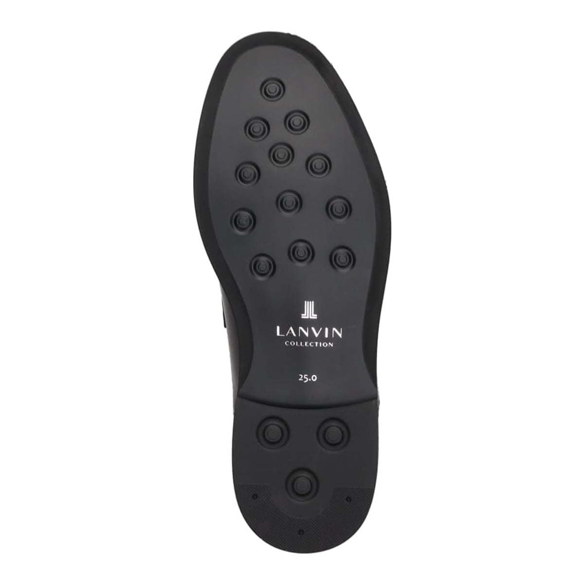 ランバンコレクション LANVIN COLLECTION 「リカバリーインソール」搭載で指圧効果により血行を115％促進。コインローファー　LV2983XR D-BROWN/BLACK 25