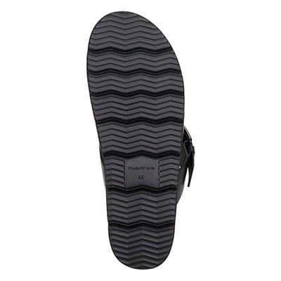 マドラス madras 特許 リカバリーメタインソール搭載シューズ  レザーサンダル  M531MT BLACK-EB M（25.0～25.5ｃｍ）