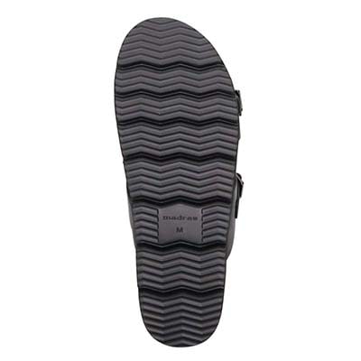 マドラス madras 特許 リカバリーメタインソール搭載シューズ  レザーサンダル  M532MT BLACK-EB M（25.0～25.5ｃｍ）