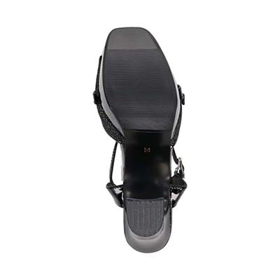 「特別な日は、足元から可愛く！」そんな願いを叶えるマドラス madras TGC in あいち・なごや 2026 出演モデル着用シューズ　厚底グリッターサンダル　MAL7582TGC BLACK M（23.0cm～23.5cm）