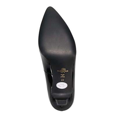 マドラス madras 特許 リカバリーメタインソール搭載  フォーマル 3.5cm  ローヒールパンプス MAL9107MT BLACK-ENAMEL 23.0