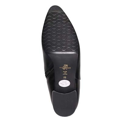 マドラス madras 特許 リカバリーメタインソール搭載 カジュアルにもエレガントにも映える 実用性に磨きをかけた 超万能プレーン3.5ｃｍショートブーツ　MAL9115MT BLACK 23.0