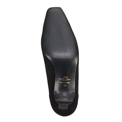 マドラス madras 特許 リカバリーメタインソール搭載 5.5cmヒール のカットワークデザインパンプス　MAL9123MT BLACK-SILKY 23.0