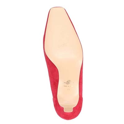 マドラス madras 特許 リカバリーメタインソール搭載 5.5cmヒール のカットワークデザインパンプス　MAL9123MT RED-SILKY 23.0