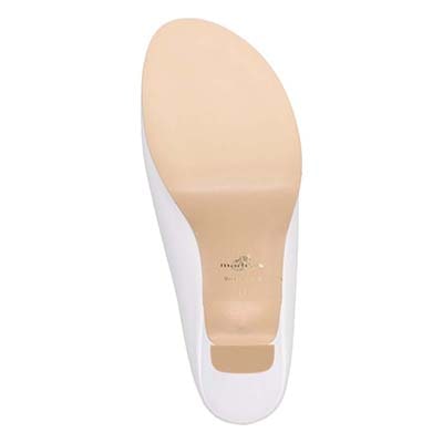 マドラス madras 特許 リカバリーメタインソール搭載  7ｃｍストーム入りミュールサンダル MAL9125MT WHITE M（23～23.5ｃｍ）