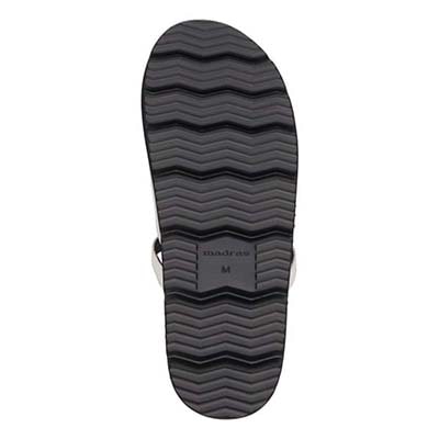 マドラス madras 特許 リカバリーメタインソール搭載  エレガントな装飾が映える上品なフットベットサンダル MAL9140MT WHITE M（23～23.5ｃｍ）