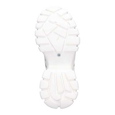 マドラス madras 特許 metaインソール搭載 軽やかなメッシュとレザーのボリューム厚底スニーカー　MAL9156MT SILVER 36（23.0ｃｍ相当）