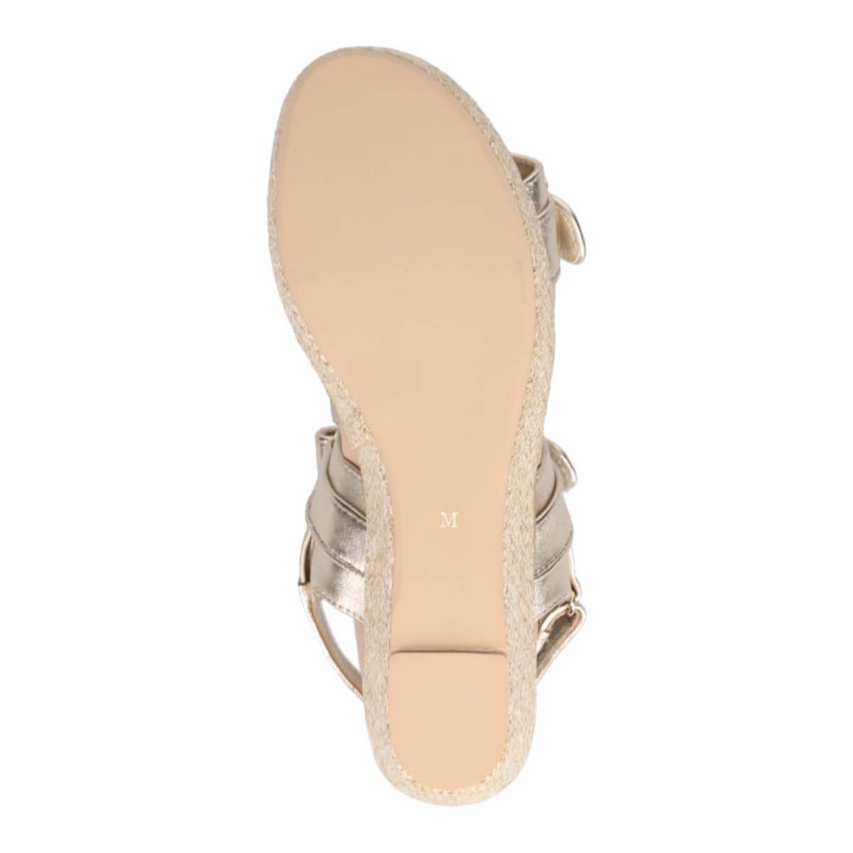 マドラス madras リカバリーmetaインソール搭載　スタイルアップ厚底サンダル　MAL9160MT GOLD M(23.5cm相当)