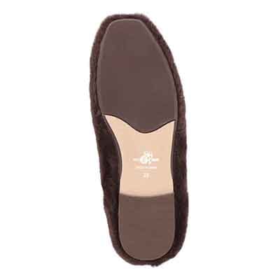 マドラス madras 特許 Recovery meta insole搭載 キラキラリボン バレエシューズ MAL9168MT D-BROWN-TX 23.0