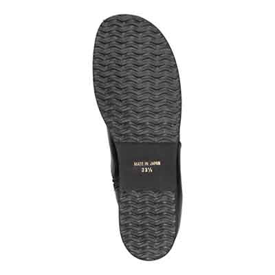 ミッシー デ ミッシー missy des missy オブリークトゥ サイドゴア　 ファスナー付きハーフブーツ  MMD1039 BLACK 23.0