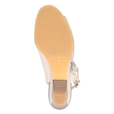 ミッシーデミッシー missy des missy カラーブロック ウエッジサンダル　MMD3641 BEIGE 23.0