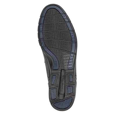 【GORE-TEX】マドラスウォーク madras Walk 「Recovery Shiatsu Insole」搭載で指圧効果により血行をよくする。　全天候快適なゴアテックススリッポン・カジュアルシューズ　MW7702R BLACK/NAVY 25.0