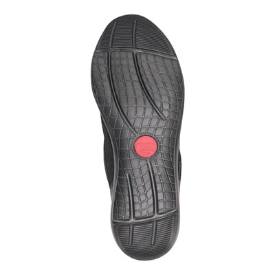 【GORE-TEX】マドラスウォーク madras Walk 「Recovery Shiatsu Insole」搭載で指圧効果により血行をよくする。スニーカー感覚で普段履きにもピッタリ！ さまざまなスタイルにも合うスリッポンスニーカー  MWL1006R BLACK 23.0