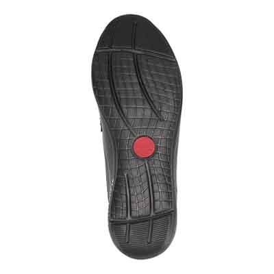 【GORE-TEX】マドラスウォーク madras Walk 「Recovery Shiatsu Insole」搭載で指圧効果により血行をよくする。ゴアテックス・モカシンスリッポンシューズ　MWL1021R BLACK 23.0