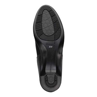 【GORE-TEX】マドラスウォーク madras Walk 「リカバリーインソール」搭載で指圧効果により血行を115％促進。エレカジパンプス　MWL1042R BLACK 23.0