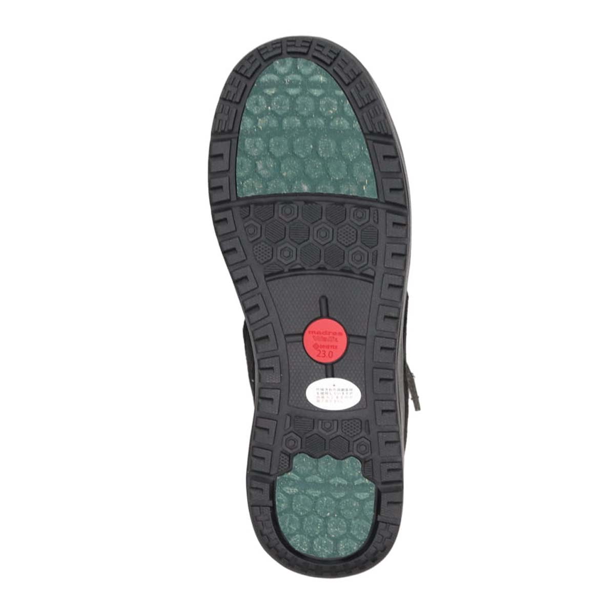【GORE-TEX】マドラスウォーク madras Walk  外ジッパーリブ付きカジュアルブーツ  MWL2234 BLACK 23.0