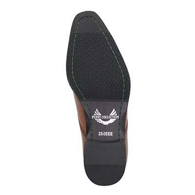 ペリーコレクション PERRY COLLECTION 外羽根スワールモカビジネスシューズ PR4060 L-BROWN 25.0