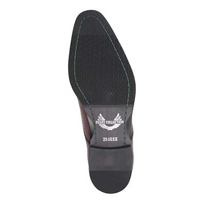 ペリーコレクション PERRY COLLECTION 内羽根ストレートチップビジネスシューズ PR4061 BURGUNDY 25.0