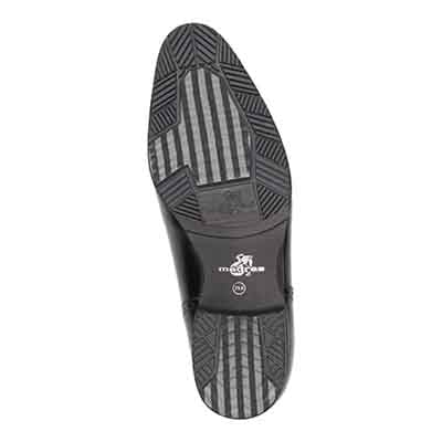 【防滑ソール】【軽量】マドラス madras プレーントゥ・メダリオンビジネスシューズ SPM422 BLACK 25.0