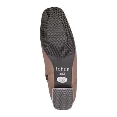 【撥水加工】テーン tehen メタルプレート入りのヒールがポイント♪トレンドアイテム・レースアップブーツ　TN1766A OAK 23.0