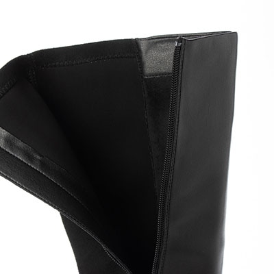 【撥水加工】テーン tehen 美しいシルエットを叶えるストレッチロングブーツ　TN1780 BLACK 23.0