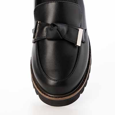 テーン tehen 高みえきれいめローファー　TN1792 BLACK 23.0