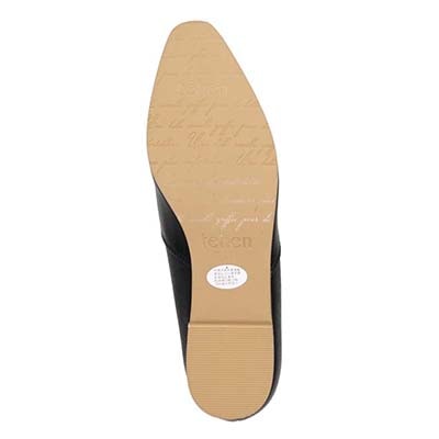 テーン tehen ベーシックフラットパンプス　TN1800 BLACK/C 23.0