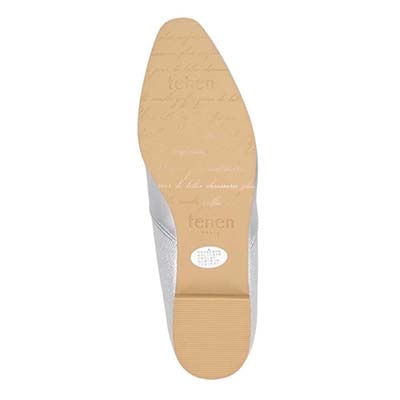 テーン tehen ベーシックフラットパンプス　TN1800 SILVER/C 23.0