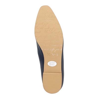 テーン tehen レースアップ ベーシックフラットパンプス　TN1801 NAVY 23.0
