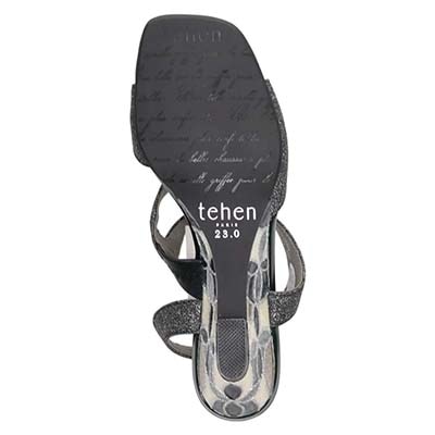 テーン tehen ステンドグラスウエッジヒールサンダル　TN1803 ETHANE-METALLIC 23.0