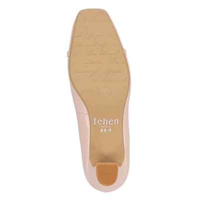 テーン tehen 品格と華やかさを纏う、大人のスクエアトゥパンプス　TN1870 BEIGE 23.0