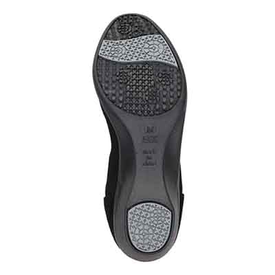 【撥水仕様】テーン tehen 5cmヒールのバックルパンプス TN4030 BLACK-SILKY M(23.0cm相当)