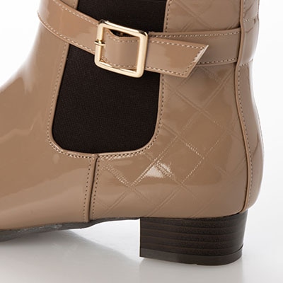 【撥水仕様】テーン tehen 雨の日も安心♪撥水サイドゴアブーツ　TN5002 BEIGE M　(23.0～23.5)