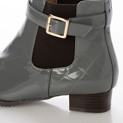 【撥水仕様】テーン tehen 雨の日も安心♪撥水サイドゴアブーツ　TN5002 GRAY M　(23.0～23.5)