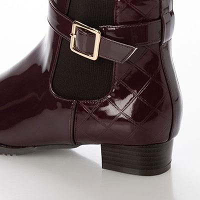 【撥水仕様】テーン tehen 雨の日も安心♪撥水サイドゴアブーツ　TN5002 WINE M　(23.0～23.5)