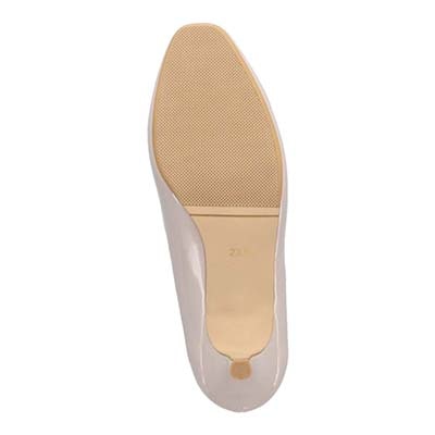 テーン tehen 甲飾り付き　5.0cmヒールデザインパンプス　TN5513 L-BEIGE-E 23