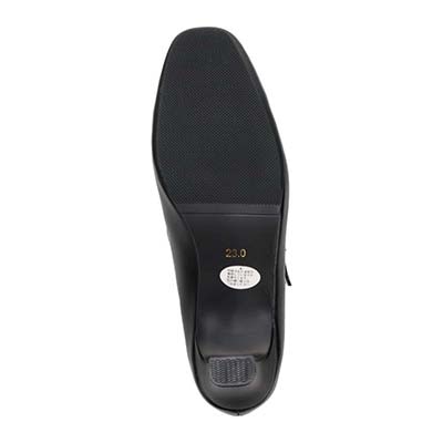 テーン tehen 甲ストラップ付　5.5cmヒールベーシックパンプス　TN5514 BLACK 23