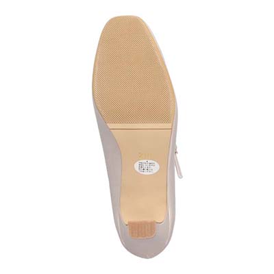 テーン tehen 甲ストラップ付　5.5cmヒールベーシックパンプス　TN5514 L-BEIGE-E 23