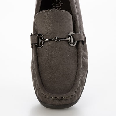 テーン tehen  足取り弾む ビット付きドライビングシューズ　TN5700 GRAY-SILKY 23.0