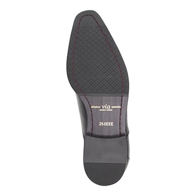 ヴィア カミーノ via cammino レースアップビジネスシューズ  VC1505 BLACK 25.0