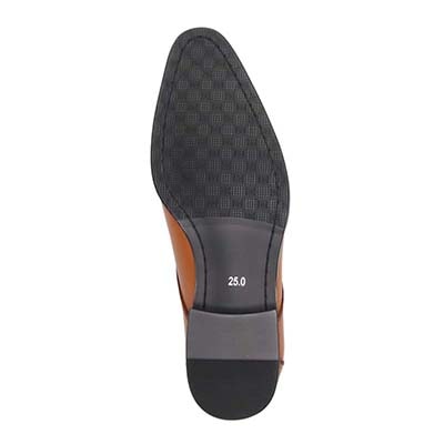 ヴィア カミーノ via cammino 外羽根スワールモカドレスシューズ　VC2504 L-BROWN 25.0