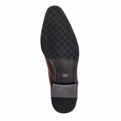 ヴィア カミーノ via cammino　内羽根ストレートチップドレスシューズ　VC2505 D-BROWN 25.0