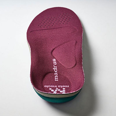 マドラス madras リカバリー meta インソール ユニセックスカップインソール アクティブタイプ【返品不可商品】 WINE Mサイズ（25.5～26.5）