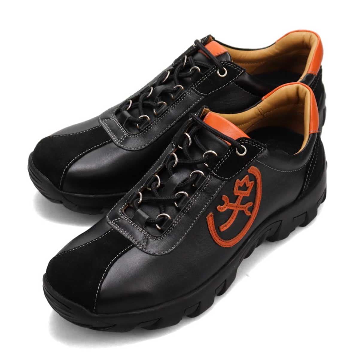 カステルバジャック CASTELBAJAC レザースニーカー 012324 BLACK 25.0