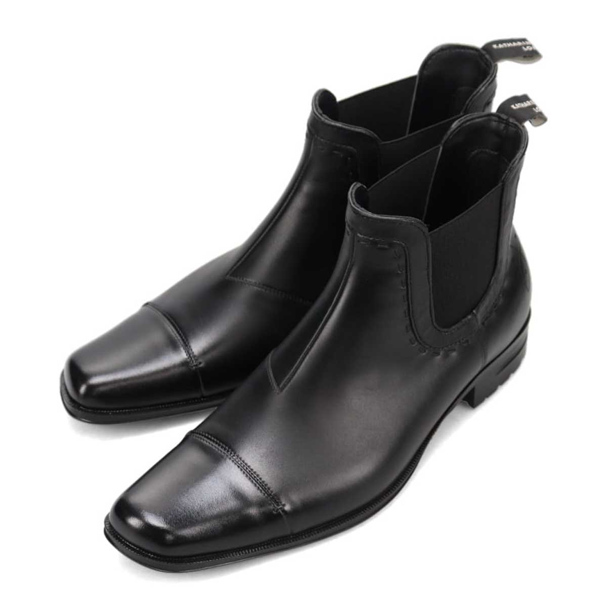 キャサリンハムネットロンドン KATHARINE HAMNETT LONDON サイドゴア 防水ドレスブーツ  031760 BLACK 25.0