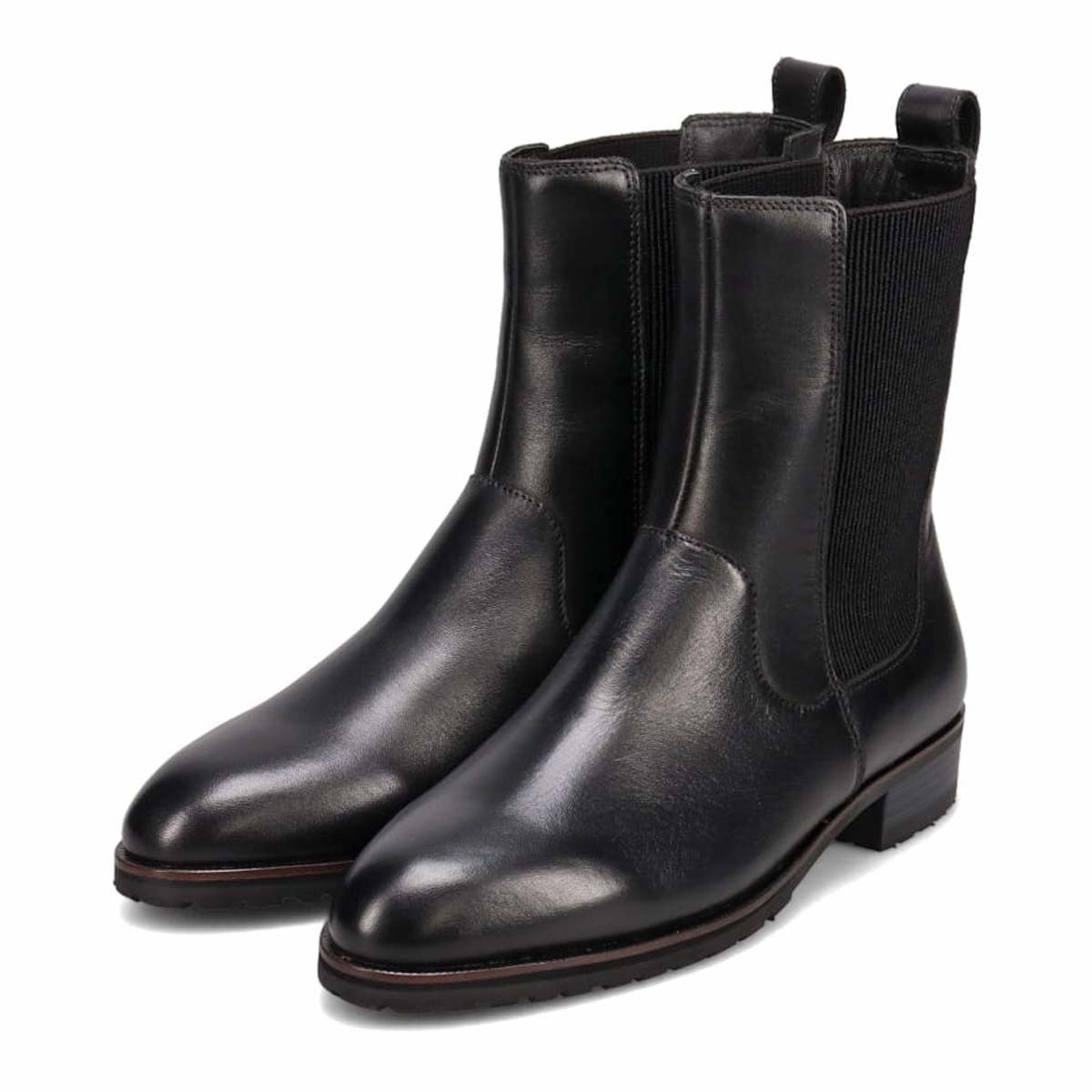 KATHARINE HAMNETT LONDON　サイドゴアブーツ 048109 BLACK 23.0