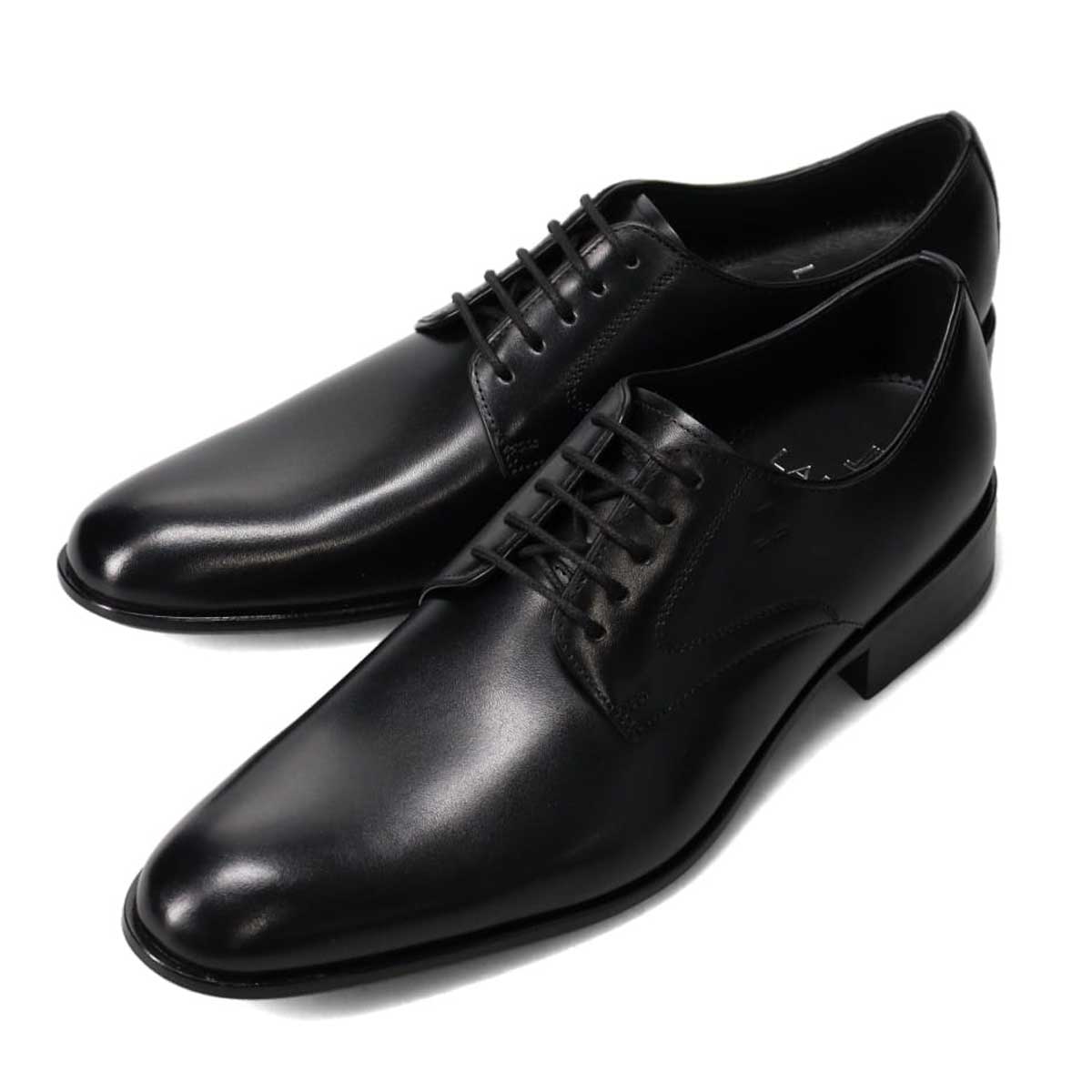 ランバンコレクション LANVIN COLLECTION 外羽根プレーントゥビジネスシューズ  083470 BLACK 25.0