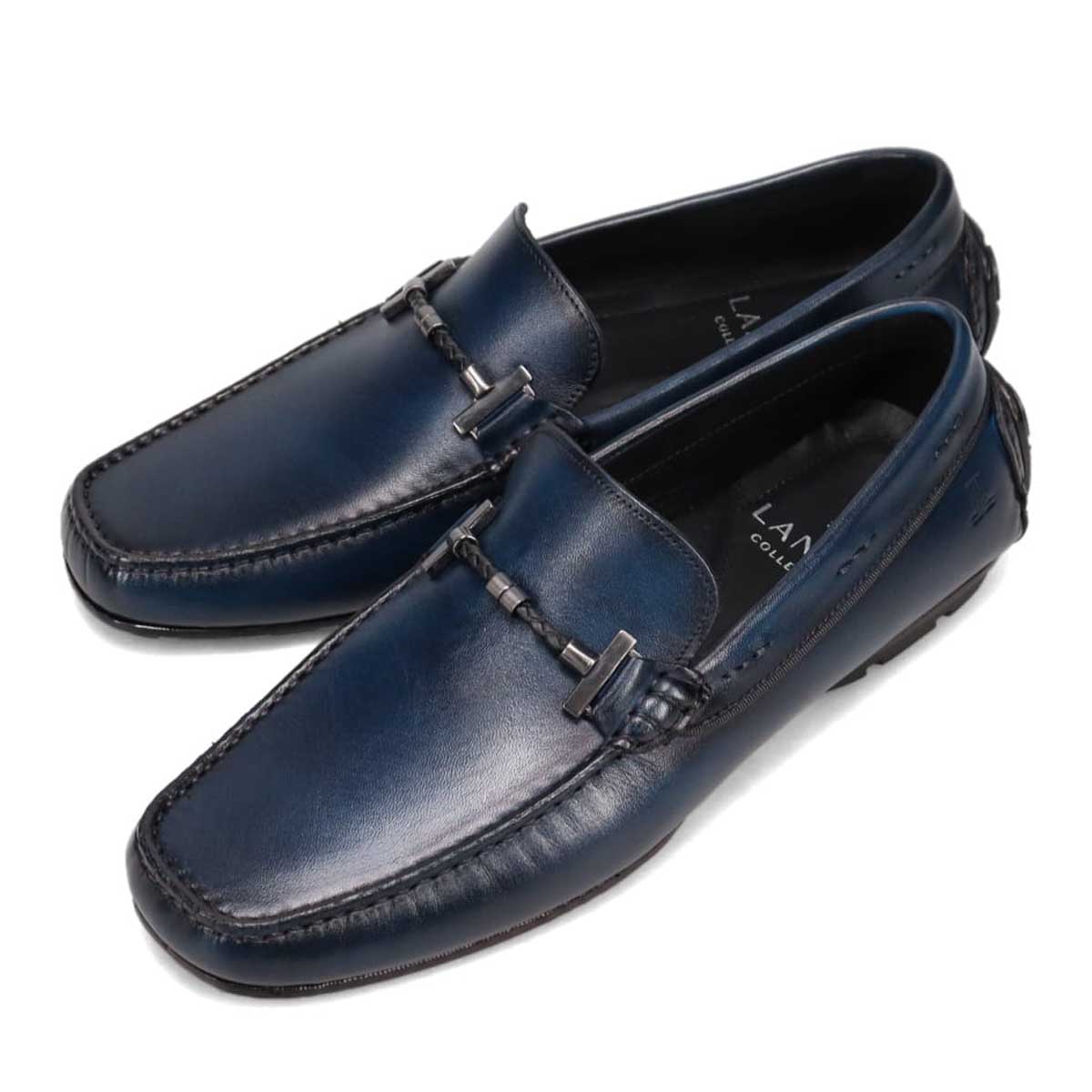 ランバンコレクション LANVIN COLLECTION ビット付き ドライビングシューズ 083482 NAVY 25.0